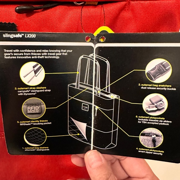 *BNWT* Pacsafe Anti-theft Tote - Picture 8 of 10